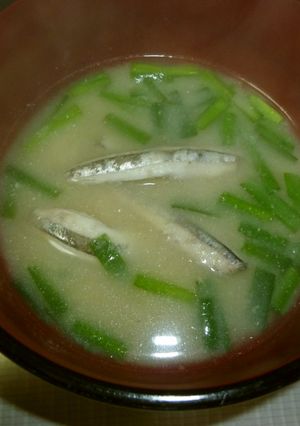 きびなごとおからの味噌汁-レシピのメイン写真