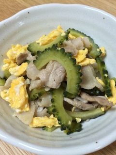 ご飯が進む!ゴーヤと豚肉の炒め物!-レシピのメイン写真