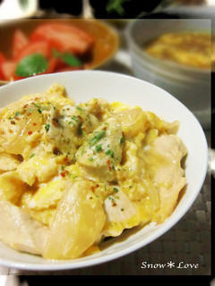 親子丼☆シンプルコンソメ味-レシピのメイン写真