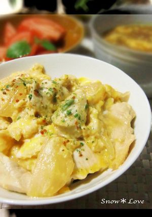 親子丼☆シンプルコンソメ味-レシピのメイン写真