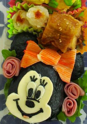 ミニー 弁当　キャラ弁-レシピのメイン写真