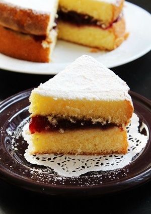 簡単「ヴィクトリアンサンドイッチケーキ」-レシピのメイン写真