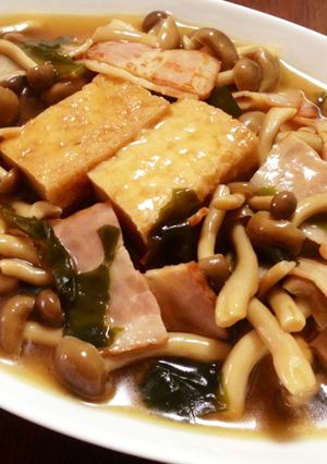 厚揚げとしめじのうま煮-レシピのメイン写真