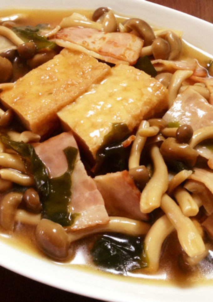厚揚げとしめじのうま煮-レシピのメイン写真