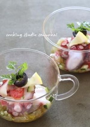 たこのカルパッチョ-レシピのメイン写真