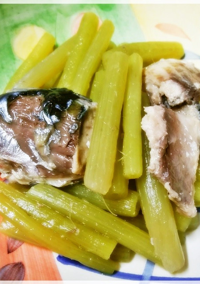 懐かしき蕗の煮物with鯖水煮缶-レシピのメイン写真
