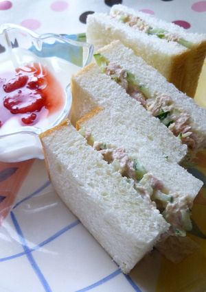 運動会や遠足にも♬ツナサンド-レシピのメイン写真