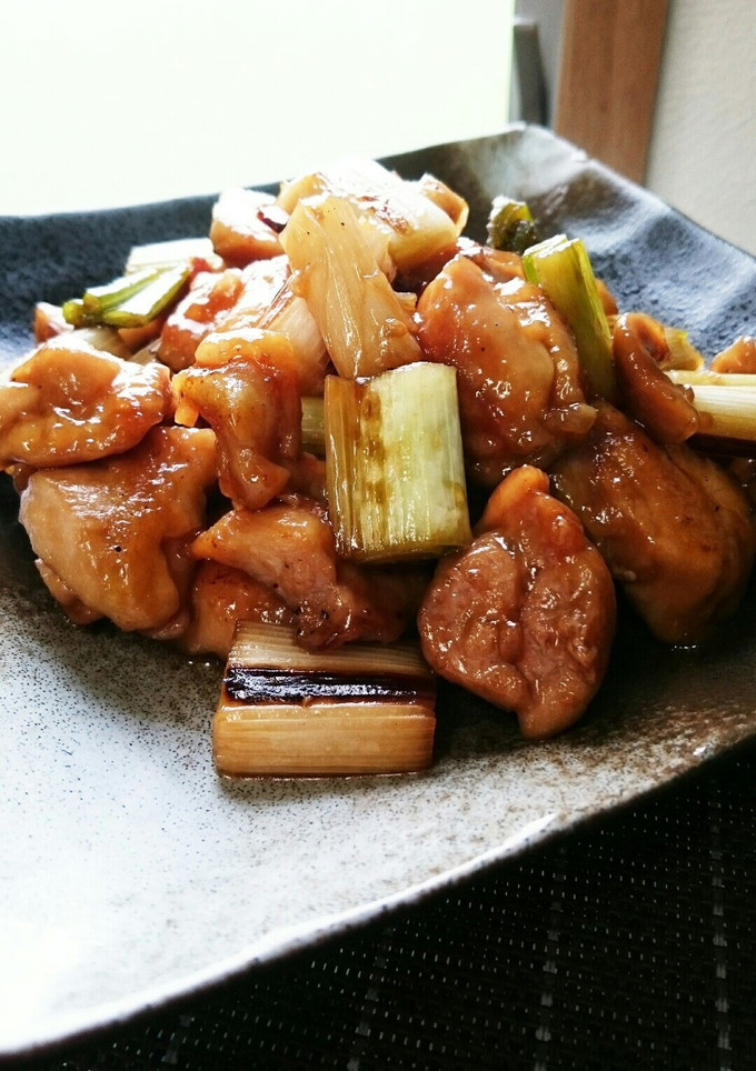 鶏肉とネギで焼き鳥風♡-レシピのメイン写真