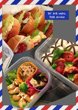 たまにはパンランチのお弁当も♫-レシピのメイン写真