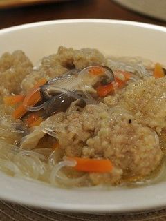 肉団子と春雨の中華煮込み-レシピのメイン写真
