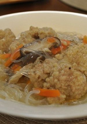 肉団子と春雨の中華煮込み-レシピのメイン写真