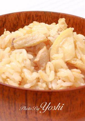 こってり味♡　鶏肉入りのたけのこご飯-レシピのメイン写真