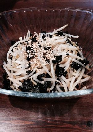 超お手抜き♫もやしと海苔の簡単和え-レシピのメイン写真