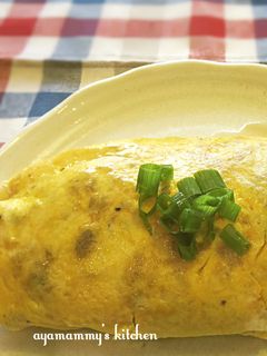和風オムライス✿ひじきの煮物で-レシピのメイン写真