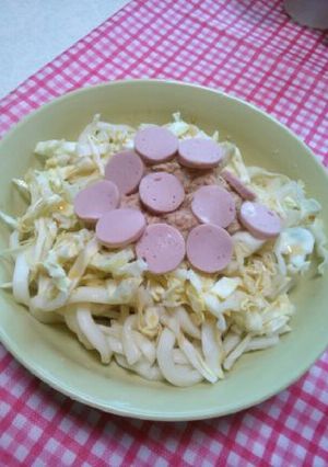 サラダうどん-レシピのメイン写真