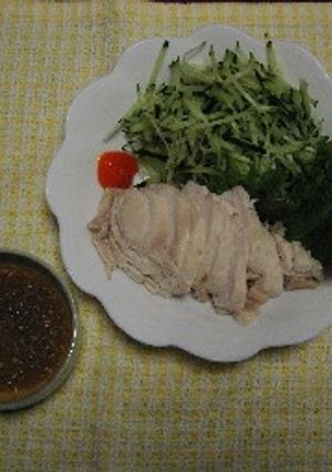 おつまみ♪蒸し鶏-レシピのメイン写真