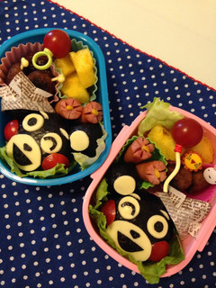 兜くまもん弁当-レシピのメイン写真