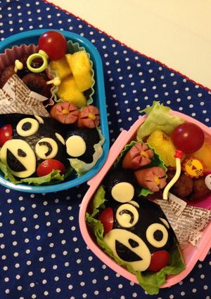 兜くまもん弁当-レシピのメイン写真