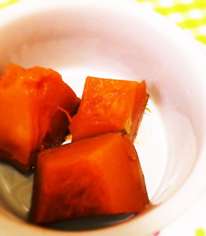 **しみしみかぼちゃの煮物さん**-レシピのメイン写真