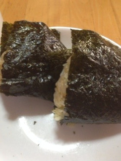夜食に揚げ玉おにぎり-レシピのメイン写真