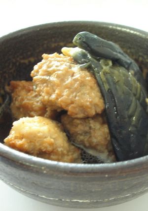 激ウマ♪ナスと鶏団子の揚げ煮-レシピのメイン写真