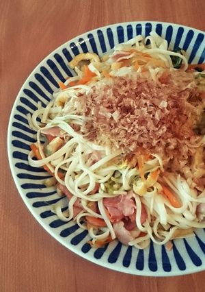 糖質制限♡コンソメ焼きうどん-レシピのメイン写真