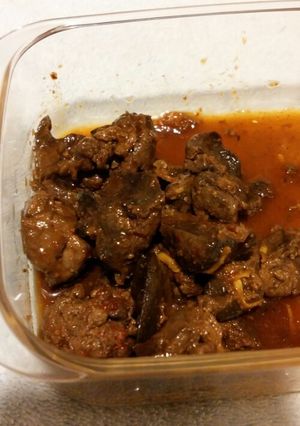 鶏レバーの甘辛煮。-レシピのメイン写真