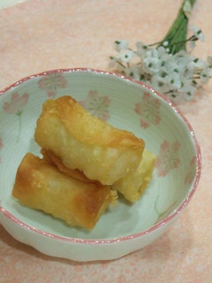 *おさかなソーセージの包み揚げ*-レシピのメイン写真