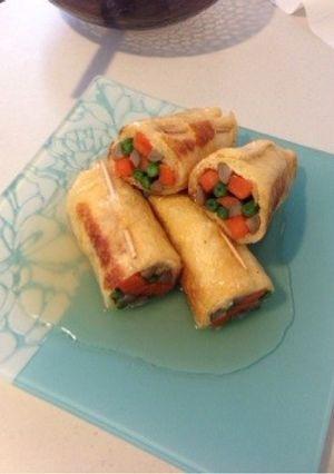 野菜のお揚げさん巻きあんかけ☆-レシピのメイン写真