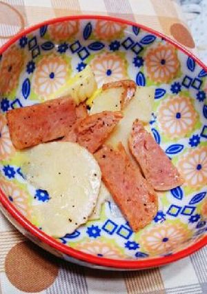 たけのことスパムのオリーブオイル炒め-レシピのメイン写真