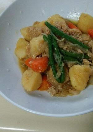 ＊鶏挽き肉じゃが＊-レシピのメイン写真