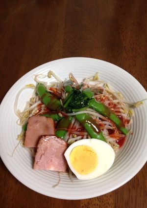 スナップエンドウのピビン麺-レシピのメイン写真