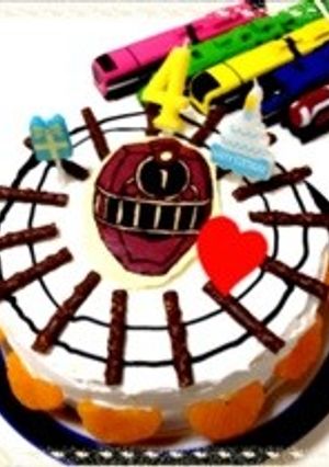 トッキュウジャーケーキ☆-レシピのメイン写真