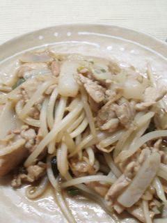 豚肉ともやしのからし炒め(お給料日前用)-レシピのメイン写真