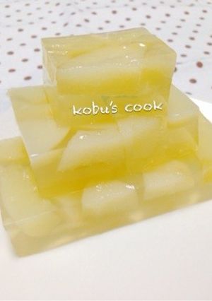 ☆桃のフルーツ寒天☆-レシピのメイン写真