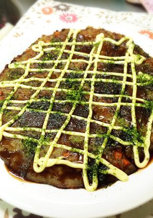 野菜嫌いな子供が食べた！お好み焼き風-レシピのメイン写真