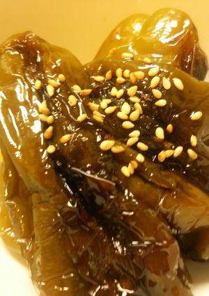 簡単一品!まるごとピーマン煮-レシピのメイン写真