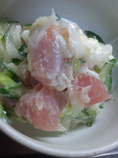 マグロとクリームチーズのサラダ-レシピのメイン写真