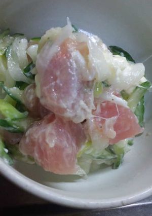マグロとクリームチーズのサラダ-レシピのメイン写真