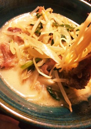牛スジと野菜のとんこつラーメン-レシピのメイン写真