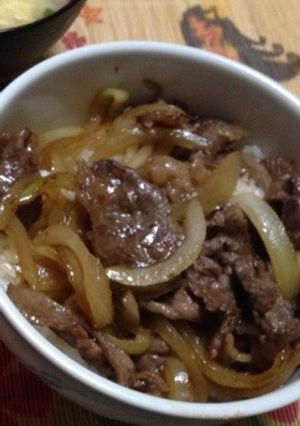 簡単！牛丼-レシピのメイン写真