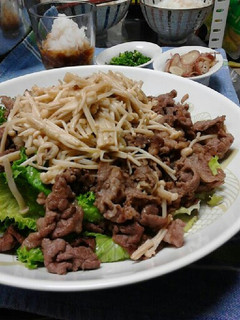 タップリおろしポン酢で食べる牛肉炒め-レシピのメイン写真