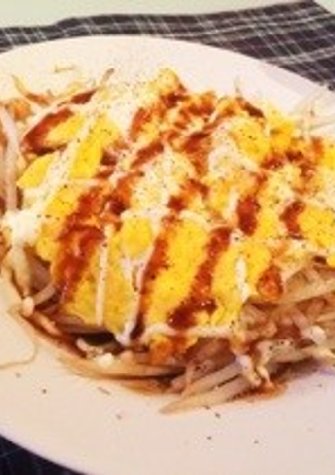 激安☆もやしと卵のみ☆豚平焼⁈-レシピのメイン写真