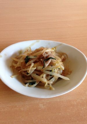 調味料３つ♪豚ニラもやし＆春雨炒め-レシピのメイン写真