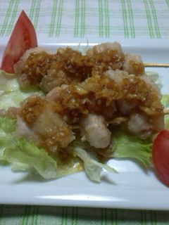 新たまねぎソースONからあげ〜っ。-レシピのメイン写真