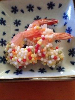 かわいい(^-^)お弁当海老フライ-レシピのメイン写真