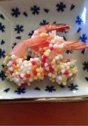 かわいい(^-^)お弁当海老フライ-レシピのメイン写真