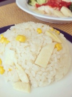 炊飯器で!タケノコーンの簡単ピラフ-レシピのメイン写真