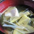 竹の子。豆腐。わかめの味噌汁★