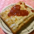 スティック(ハッシュド)ポテトのトースト